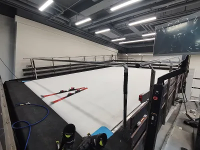 ASN-L-0509 Beijing Freestyle Ski Simulator Indoor Ski Machine Metal Fitness Equipment Ski Slope