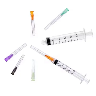 Disposable Tip Caps Syringe Needle Sterile Stainless Steel Veterinary Animal Hypodermic Injection Needles