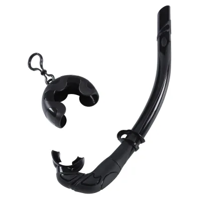 Good Quality Can Be Rolled Snorkel Gear Silicone Snorkel, Underwater Hunting Fish Snorkel