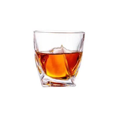 Mountain Whiskey Glass With Wooden Base Creative Beer Glass Wine Glass Water Tea Cup Whiskey Glasses