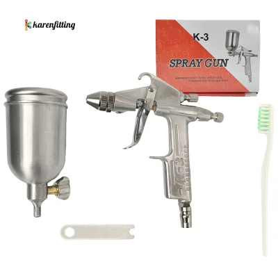 Alloy High-Atomization Car Spray Gun with Gravity Feed Metal Sheet Paint Saving Pot Nozzle OEM Customizable