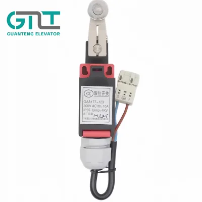 Tianjin Modern Elevator Travel Limit Switch GAA177-123 Chain Protection Lift Car Bottom Safety Clamp Switch DAA26900G2 Plastic