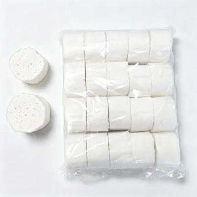 Lint Free Degreased Dental Cotton Roll Low Fiber Shedding Moisture Isolation Roll Disposable Dental Supplies