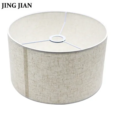 Wheat Color Modern & Rustic Design Fabric Lamp Shades Replacement Lampshades for Chandelier Table Floor Lamps Medium Sizes