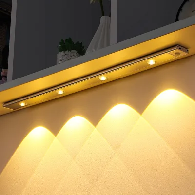 With Battery 50cm Wall Led Light With Motion Sensor Ultra-thin Closet Light Motion Sensor Light