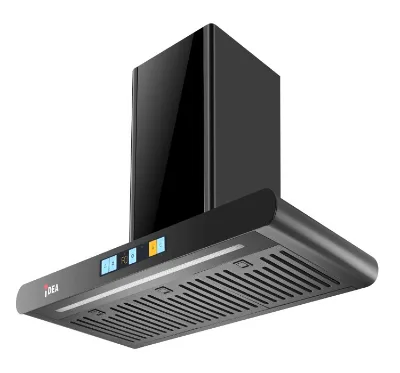 New Collection Slim Tempered Glass Island Range Hood
