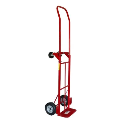 Durable Metal Frame 200kg Load Capacity Red Hand Fridge Trolley 1445/455/430mm Size Four-Wheel Easy Assembly 1-Year Warranty OEM