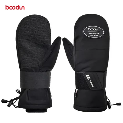 High Quality Ski Gloves Anti-slip Warm Lining Cotton Gloves for Skating Skiing Full Finger Waterproof Outdoor Sport Gloves