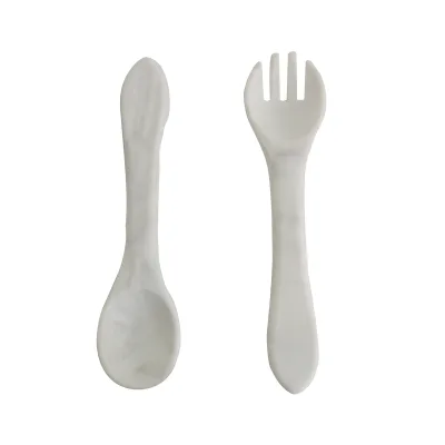 Factory Wholesale Promotional Baby and Kids Silicone Spoon Set