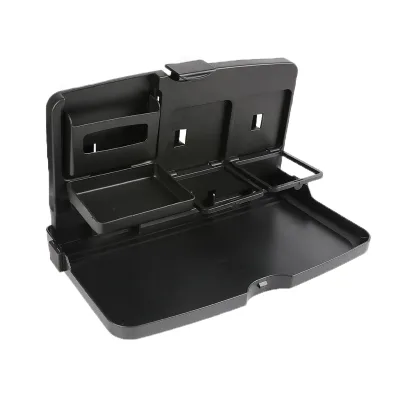 MultiFunctional Car Seat Back Steering Wheel Tray Foldable Laptop Desk Dining Table and Cup Holder