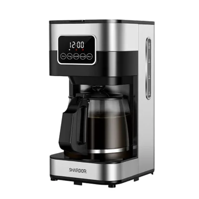 Programmable Coffee Maker Stainless Steel Pause & Brew Home and Office Drip Coffee Machine
