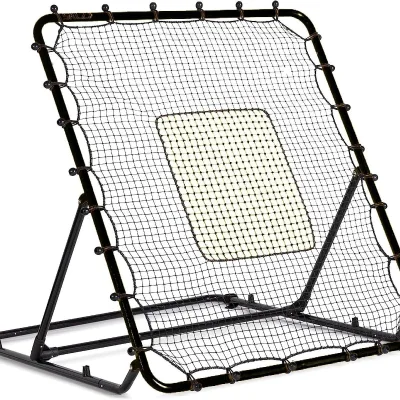 ActEarlier 4x4.5ft Portable Folding Soccer Goal Rebound Net for Soccer Practice