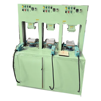 100% Biodegradable Wooden Square Areca Leaf Plates Making Machine Areca Leaf Plates Forming Machine