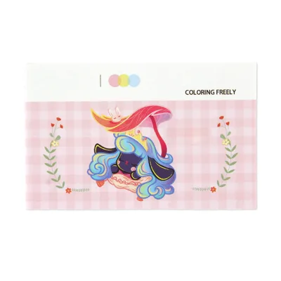 Kids DIY Coloring Craft Kit, Make-Your-Own Badge Pin&Mini Keychain Album, Creative Colouring Activity Set With Stickers