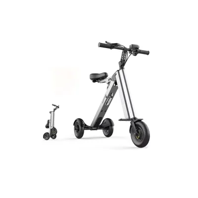 New Lightweight Folding Electric Scooter Portable 3 Wheels Electric Tricycle