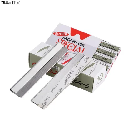 Wanmei 100 Pieces of Decoration Eyebrow Blade Stainless Steel Eyebrow Knife a Multi-purpose Beauty Tool