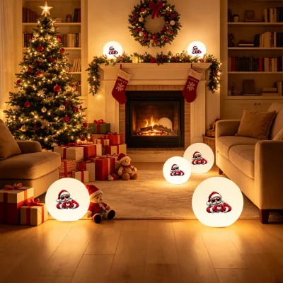 Wireless RGB Decorative Sphere Light for Wedding Party Event Garden Waterproof Remote Control IP65 OEM Christmas Lights