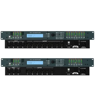 Professional 4.8SP/3.6SP Digital Audio Manament Processor PC Controlled for Audio Video & Lighting