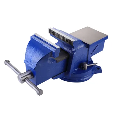 Heavy Duty Cast Iron Bench Vise With Swivel Base Multipurpose Woodworking Vise Grip Bench Vise