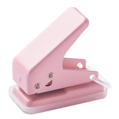 Journamm Morandi Color Hole Punch Single Hole School Office Supplies DIY Photo Album Creative Stationery Circular Hole Cutter