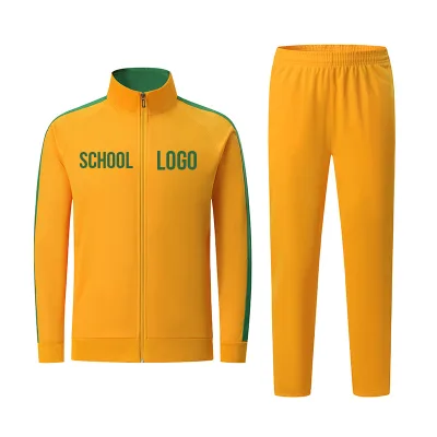 Winter School Sports Meet Jogging Full Pull Set Multi-color Optional Men's and Women's Same Adult Size School Uniform Set
