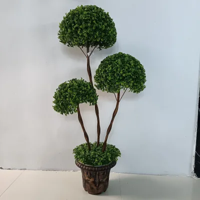 Indoor and Outdoor Green and Beautiful Sphericalartificial Plant Trees