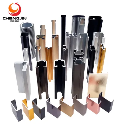 OEM ODM Top Furniture Aluminum Profile Glass Bottom Slim Frame for Furniture Decoration