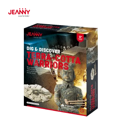 Toys STEM Science Kit DIY Archaeology Toys Dig and Discover Terra-cotta Warriors Excavation Dig Kit for Kids