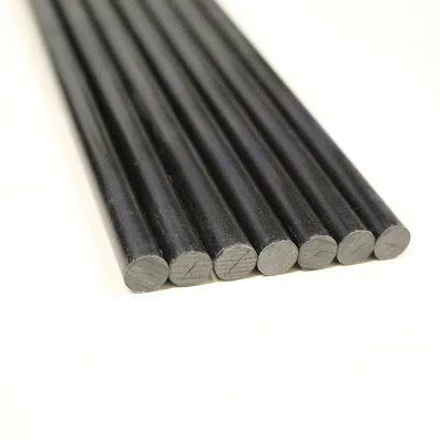 Factory Wholesale Customized Blank Solid Carbon Fiber Rod Sports Equipment Applications High Strength Carbon Fiber Rod