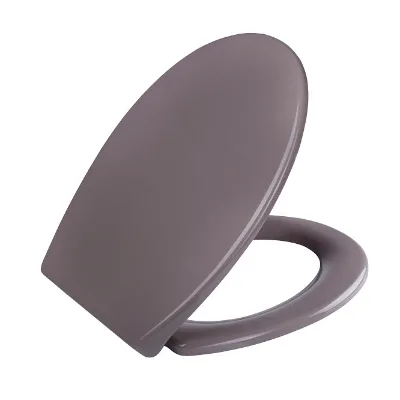 New Arrival dusty pink Plastic soft closing flushable cool toilet seat cover