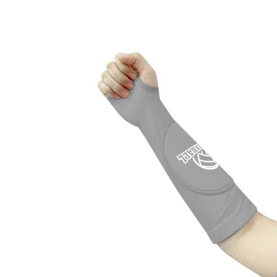 Volleyball Arm Sleeves Passing Forearm Sleeves with Protection Pad and Thumbhole for Youth Volley Ball Finger Cover