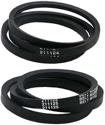 12112425 Washer Belt Kit Compatible with Maytag Including 211125 Dryer Belt and 211124 Pump Belt
