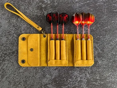 Custom Waterproof Dart Carrying Storage Holde Soft Tip Darts Box Travel Portable Dart Carrying Case