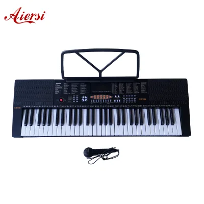 Popular Multi-function 61 Keys Electric Piano Keyboard OEM ODM Electronic Organ with 128 Tone 128 Rhythm 20 Demo Song