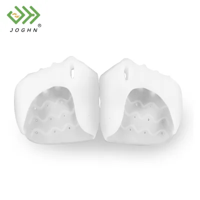 JOGHN Foot Care Soft Silicone Half Size Padded Honeycomb Forefoot Pads Five Toe Socks Toe Brace Forefoot Pads