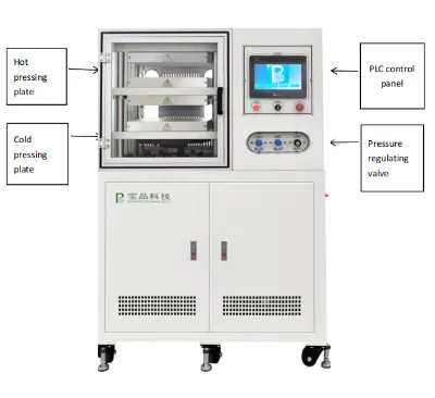CE Certified Lab Rubber Vulcanizing Press Hot Plate Press Machine for Material Property Sample Curing