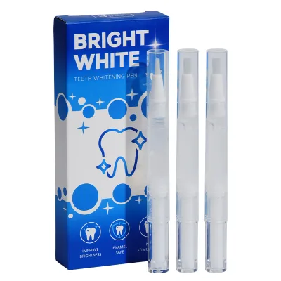 Gentle Hypoallergenic Teeth Brightening Gel Pen Kit 3% HP-Whitening Gel Healthcare Tools CE/RoHS Certified 3-Year Shelf Life