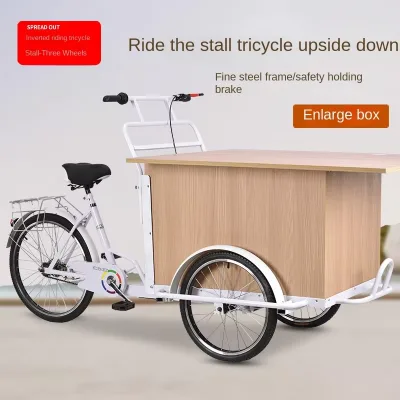 Steel Frame Pedicab with 200kg Load Capacity 60x90cm Wheels Customizable Size