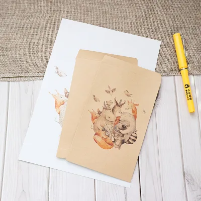 Yellow Blank No Words No3 120g Thick Kraft Paper Invoice Envelope Kraft Paper Bag Printing Production