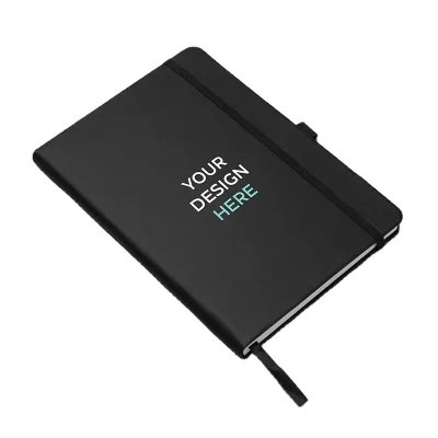 Hardbound Notebooks B5 A5 A6 Pu Laser Engraved Printing Logo Unique Diary Plan Notebook Promotion Giveaways