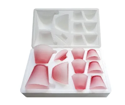 Pink Glass Tea Set, Women's Frosted Glass, Easy and High-end Kung Fu Tea Cup, Home Office Tea Washing Cup