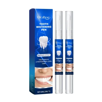 Oralhoe Mint Teeth Whitening Pen Removes Stains Cleans Freshens Breath & Brightens Teeth Made in China