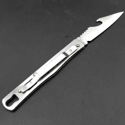 165 Suction Card Folding Small Steel Knife Stainless Steel Fruit Knife Wine Hanging Knife Tableware Wine Utensils
