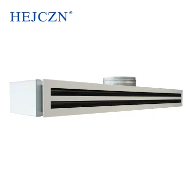 Custom Air Conditioning Ventilation Linear Slot Diffuser Plenum Box HVAC Systems Durable Galvanized Steel Aluminum