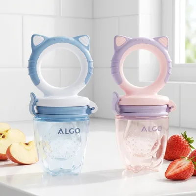 ALGO Baby Silicone BPA Free Fresh Food Feeder Pacifier with Variable Flow for 0-24 Months Age Range