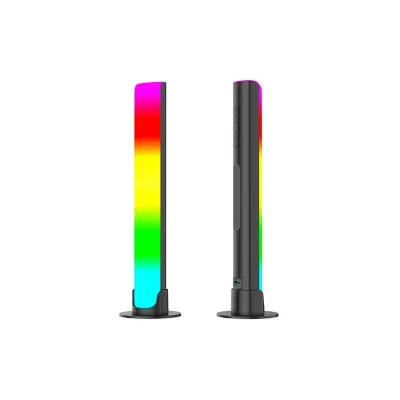 LED Sound Control Rhythm Lights Music Sound Light Bar Nightlights Pickup Atmosphere Colorful Lamp Party Car Light