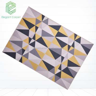 New Design Pattern 3d Area Customized Printed Rug