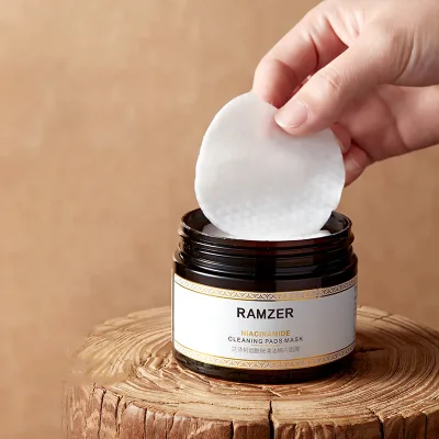OEM RAMZER Custom Herbal Vitamin C Niacinamide Whitening Anti-Acne Sheet Mask for Face Skin Care