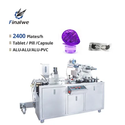 Finalwe Overload Automatic Stop Protection Safe Production Blister Packing Machine
