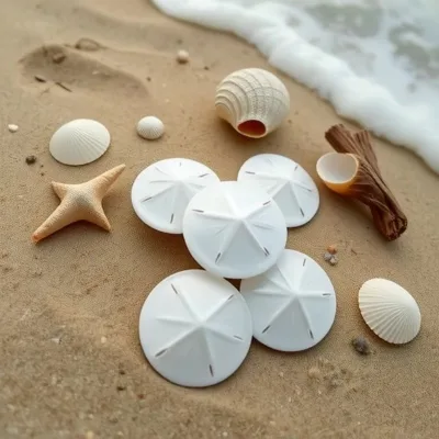 6CM Resin Sea Coin for Aquarium Decor Simulated Mediterranean Fish Tank Home Decoration Hanging Micro-Landscape Ornaments Pieces